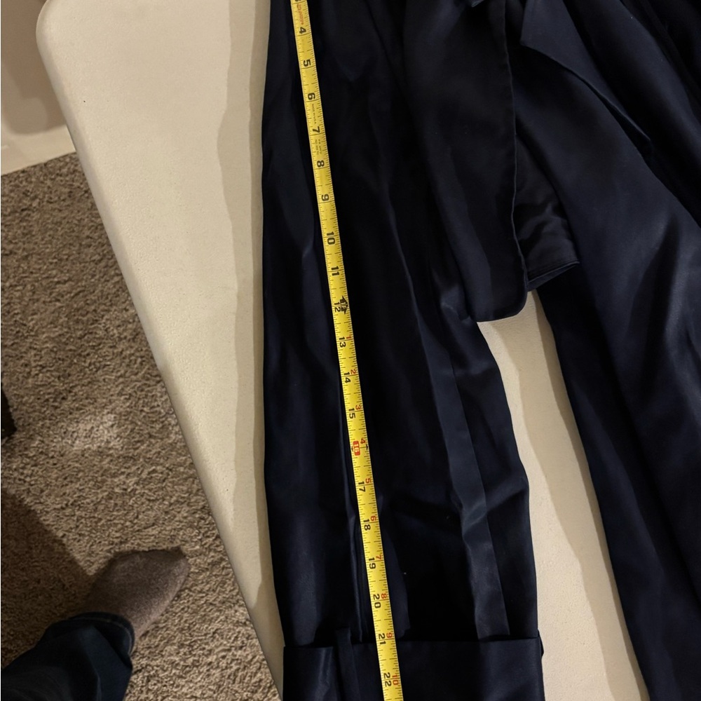 Chic Navy Trench Coat - Picture 8 of 10